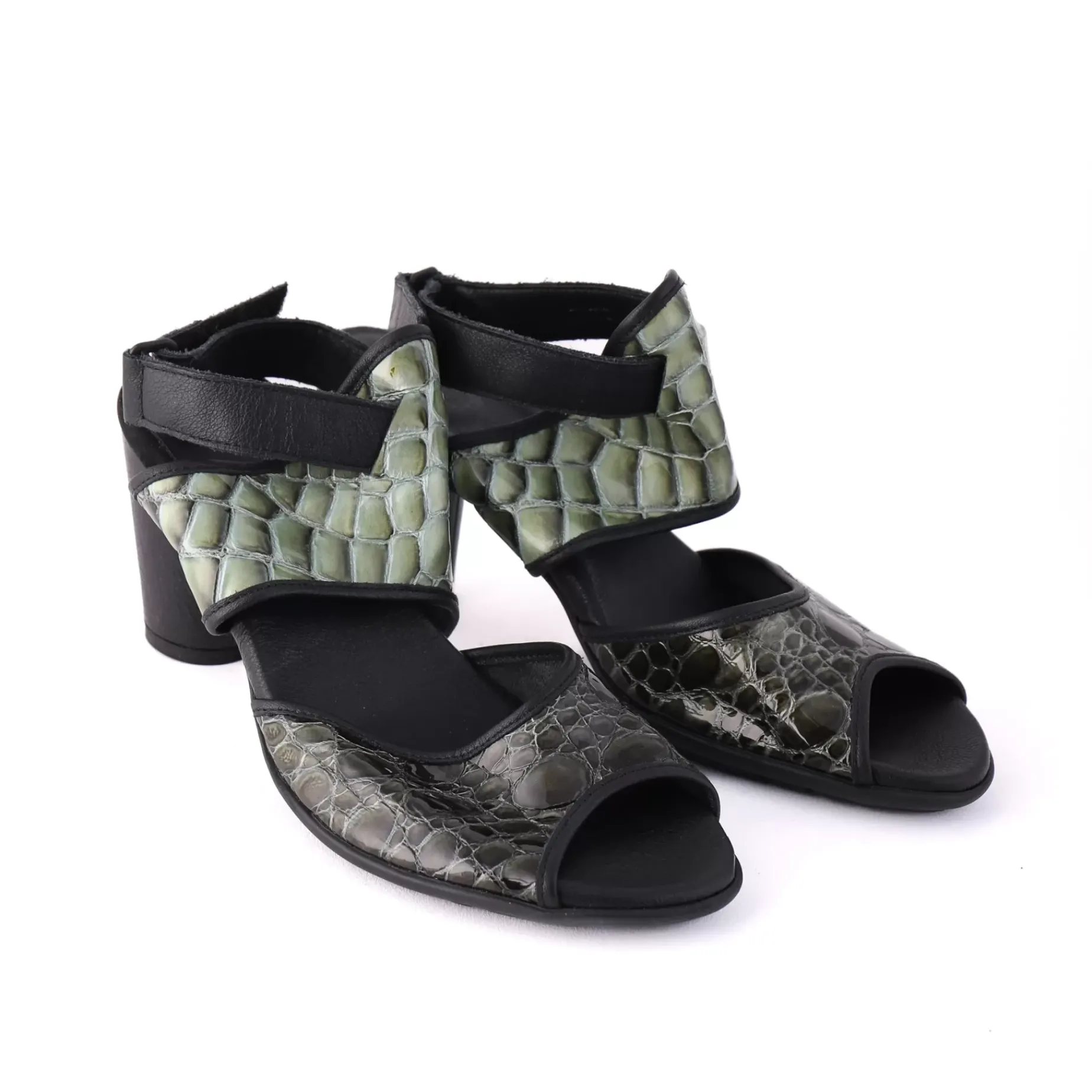 Leiga Green Croc